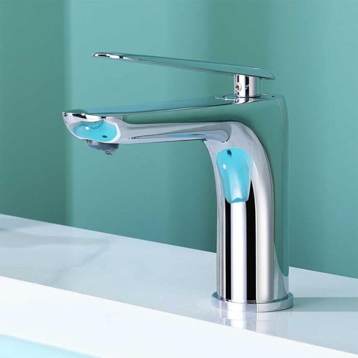 Hot and Cold Chrome Basin Faucet - Image 6