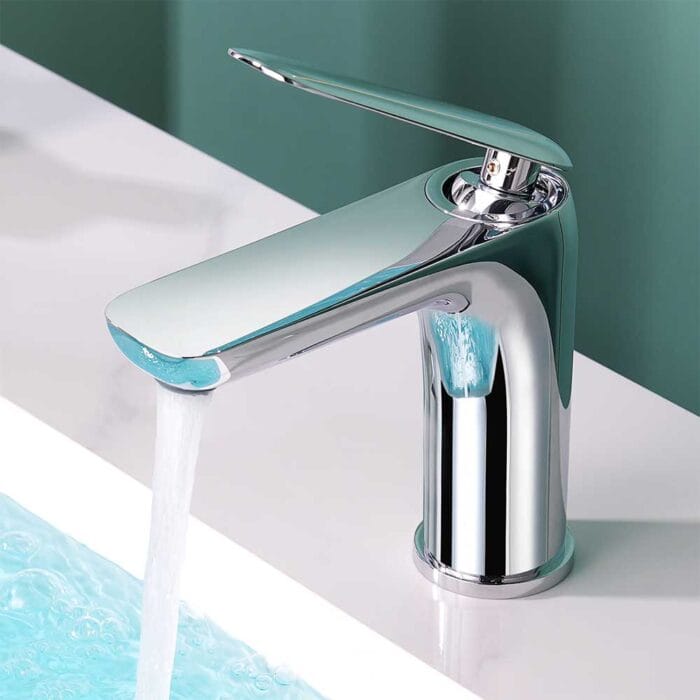 Hot and Cold Chrome Basin Faucet - Image 7