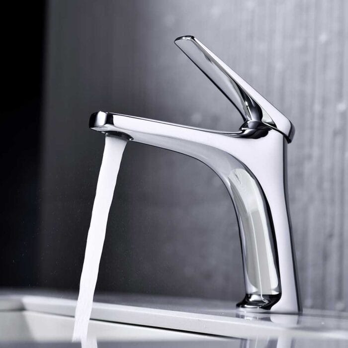 Hot and Cold Singel Handle Basin Faucet - Image 2