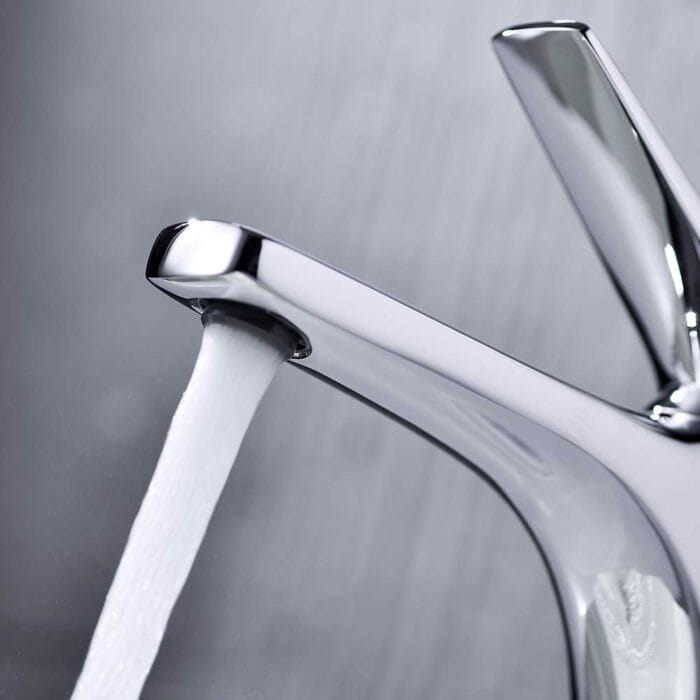 Hot and Cold Singel Handle Basin Faucet - Image 4
