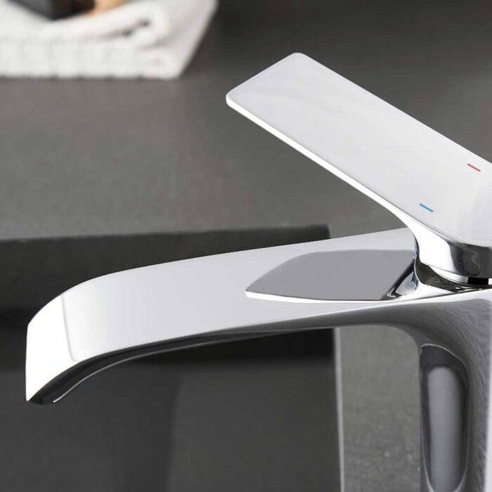 Chrome Waterfall Brass Basin Faucet - Image 5