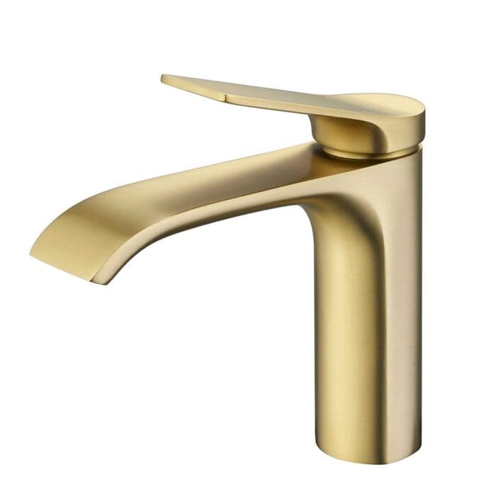 Gold Hot & Cold Bathroom Basin Faucet