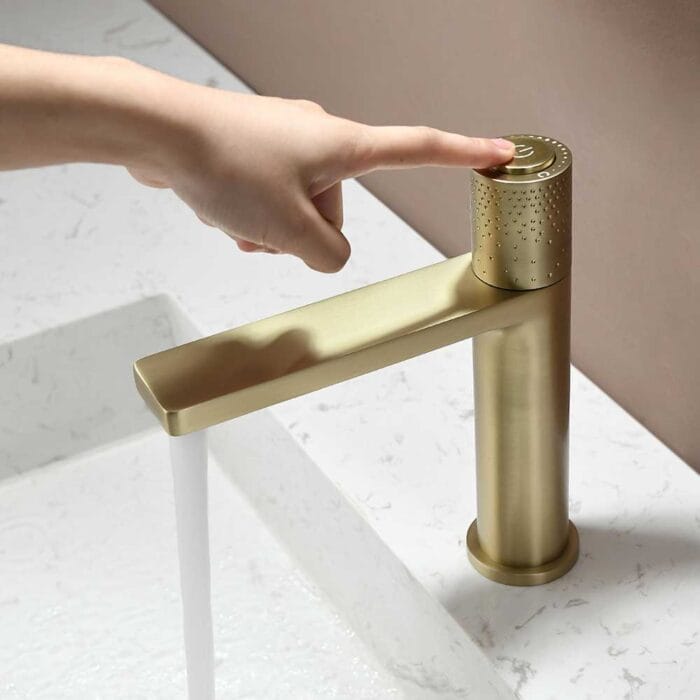 Button type Bathroom Basin Faucet - Image 2