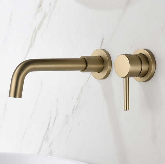 Gold Wall Mounted Basin Faucet - Image 2