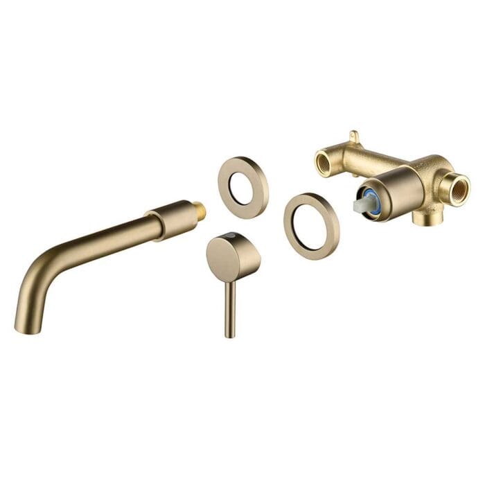 Gold Wall Mounted Basin Faucet - Image 10