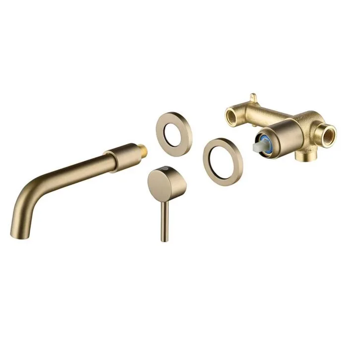 Gold Wall Mounted Basin Faucet - Image 10