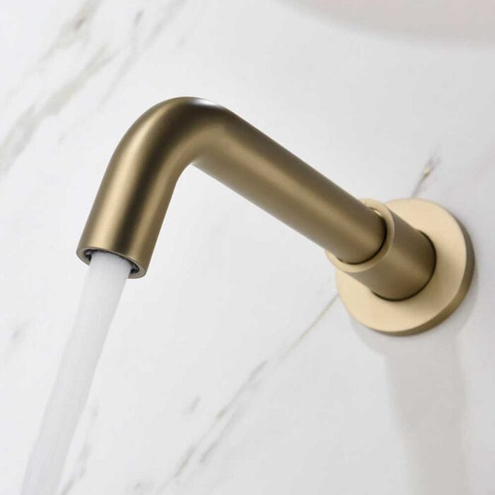 Gold Wall Mounted Basin Faucet - Image 4