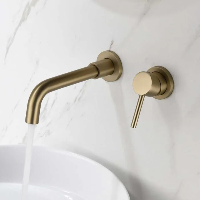 Gold Wall Mounted Basin Faucet - Image 3