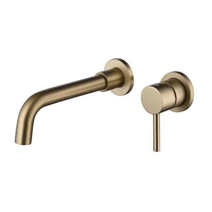 Gold Wall Mounted Basin Faucet