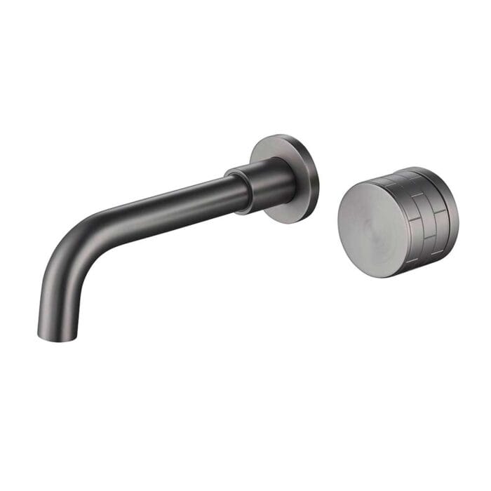 Gun Gary Single Handle Wall Mounted Basin Faucet