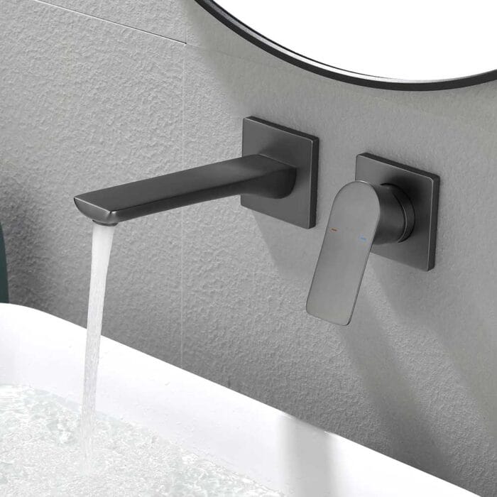 Gun GaryWall Mounted Bathroom Faucet