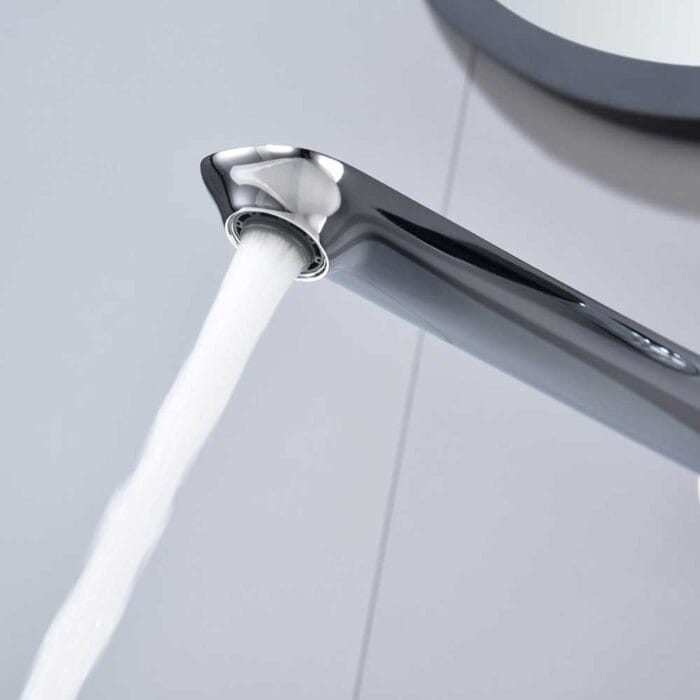 Chrome Hot & Cold Brass Wall Mounted Basin Faucet - Image 6