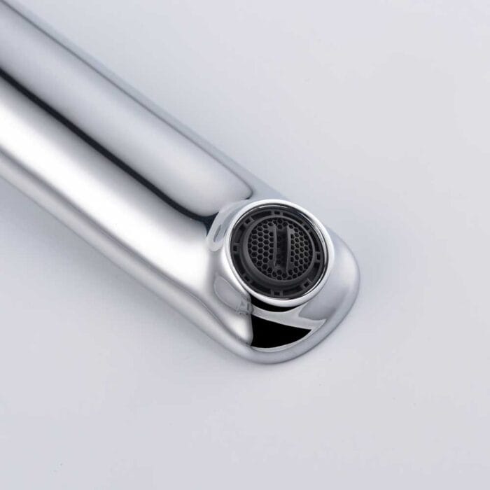 Chrome 2 Handle Wall Mounted Bathroom Faucet - Image 6
