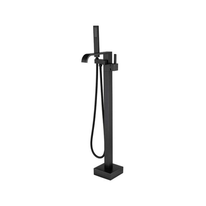 Chrome Waterfall Floor Standing Bathtub Faucets - Image 4