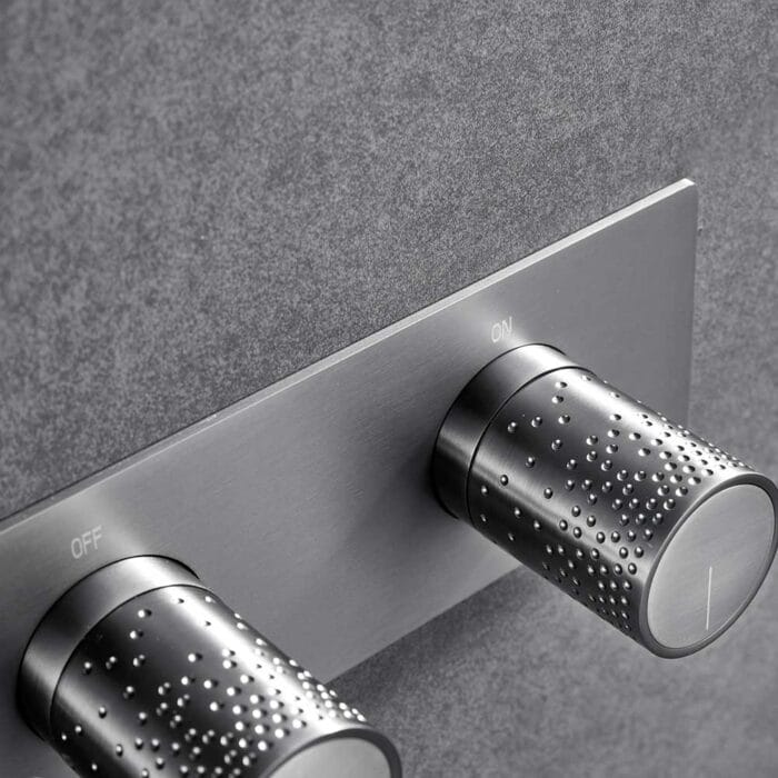 Gun Gary 2 Function Concealed  Shower Set - Image 7