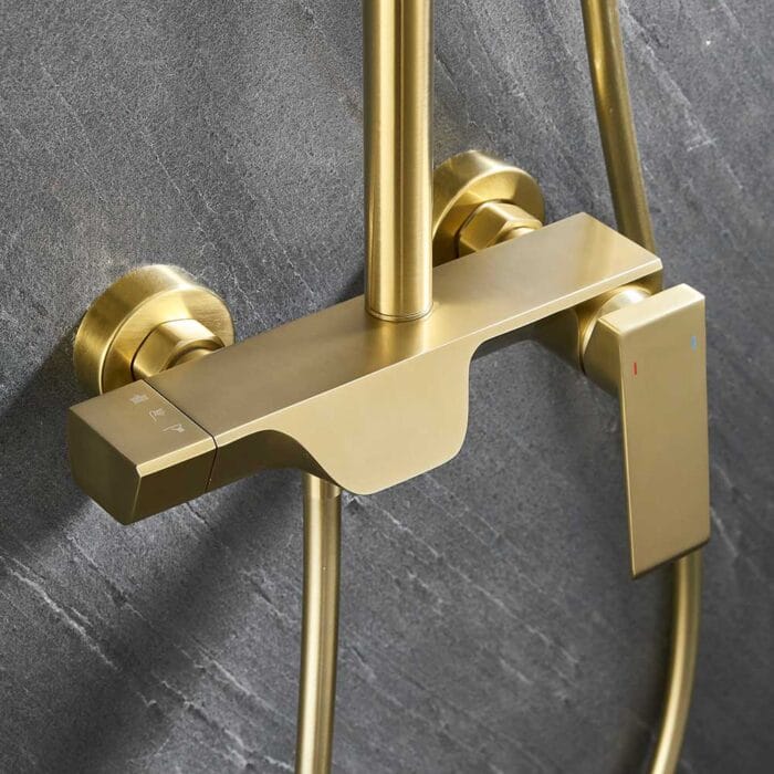 Gold 3 Way Exposed Shower Set - Image 5