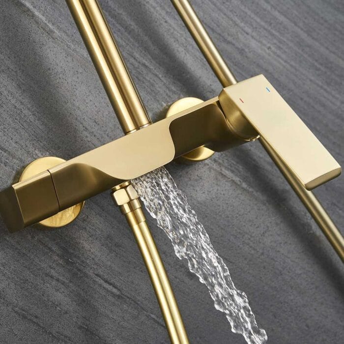 Gold 3 Way Exposed Shower Set - Image 4