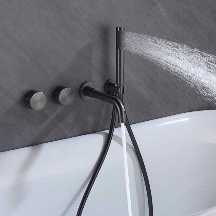 Gun Gary Wall Mounted Bathtub Faucet - Image 2
