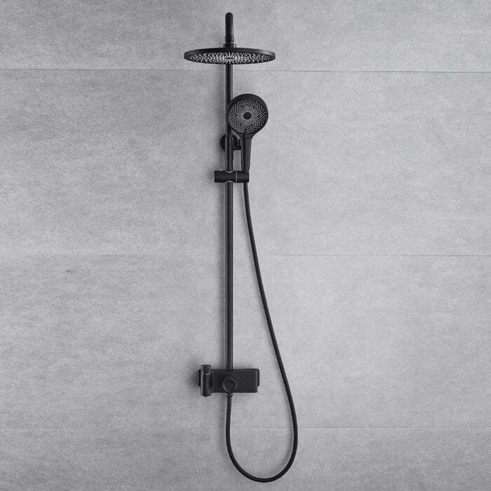 Black 3 Way Exposed Shower Set - Image 2