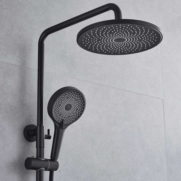 Black 3 Way Exposed Shower Set - Image 9