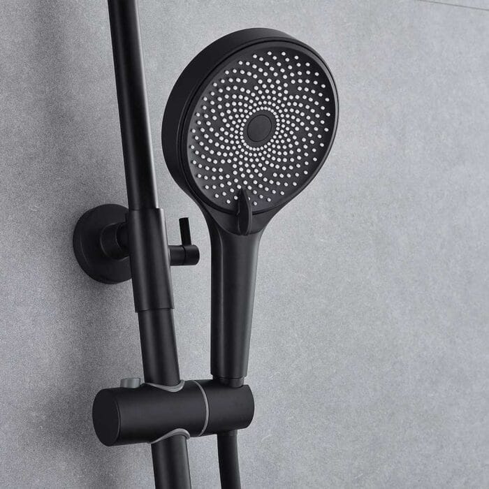 Black 3 Way Exposed Shower Set - Image 11
