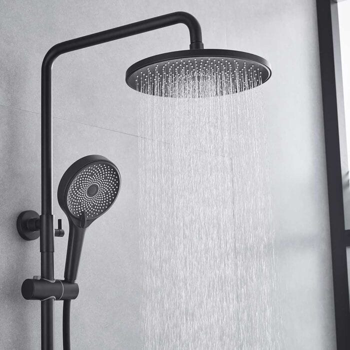 Black 3 Way Exposed Shower Set - Image 4