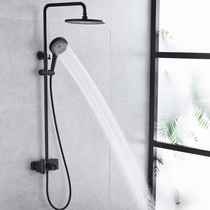 Black 3 Way Exposed Shower Set - Image 3