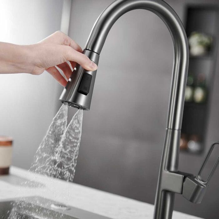 Gun Gary Pull Down Faucet For Kitchen - Image 6