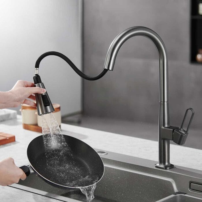 Gun Gary Pull Down Faucet For Kitchen - Image 5