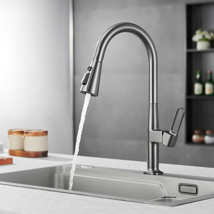 Gun Gary Pull Down Faucet For Kitchen - Image 2