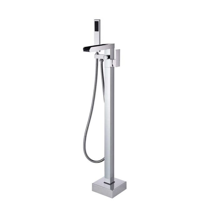 Square Floor Standing Bathtub Faucets