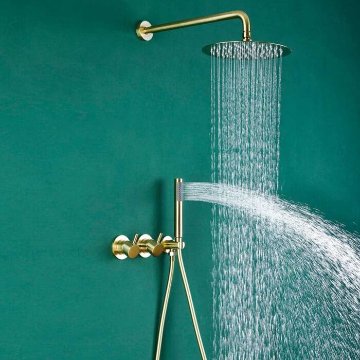 Gold Brass Concealed  Shower Set - Image 2