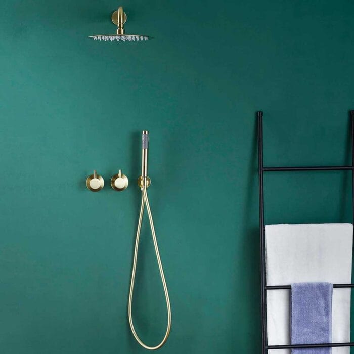 Gold Brass Concealed  Shower Set - Image 5