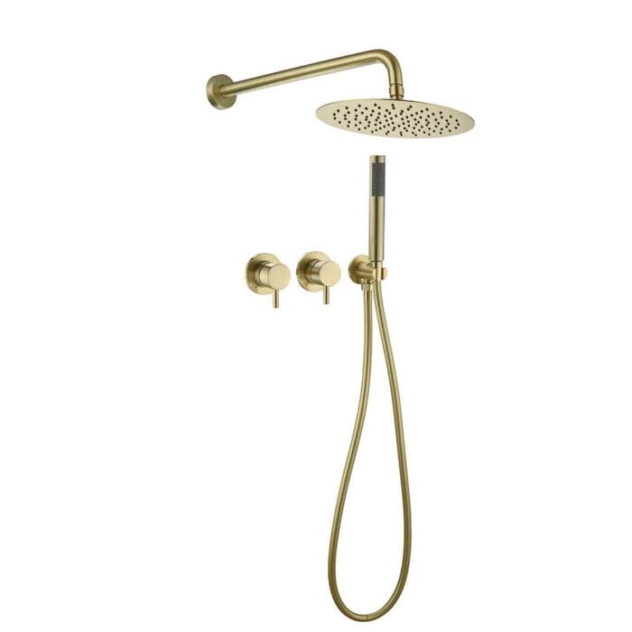 Gold Brass Concealed  Shower Set