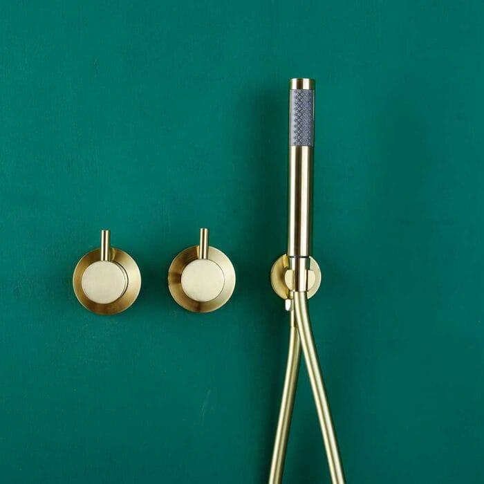 Gold Brass Concealed  Shower Set - Image 6