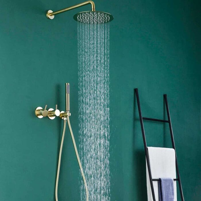 Gold Brass Concealed  Shower Set - Image 4