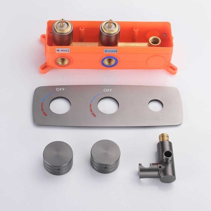 Gun Gary 2 Way Wall Mounted Bathtub Faucet - Image 13