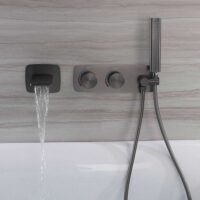 Gun Gary 2 Way Wall Mounted Bathtub Faucet - Image 3