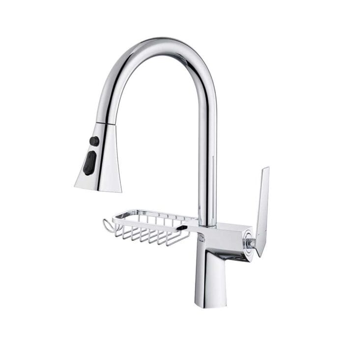 Chorm Pull Down Kitchen Faucet With Seat