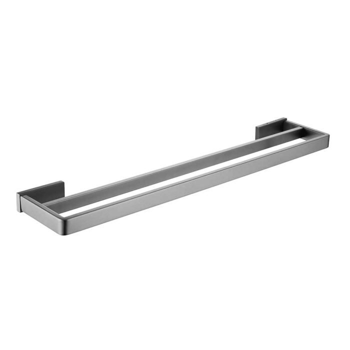 Gun Gary Metal Bathroom Double Towel Bar