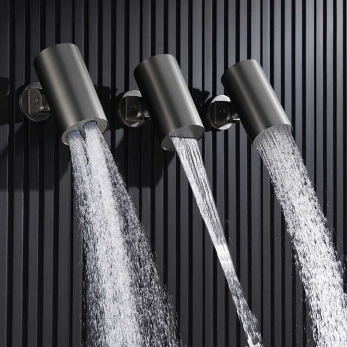 Gun Gary Stainless Steel Spotlight Style Shower Head - Image 2