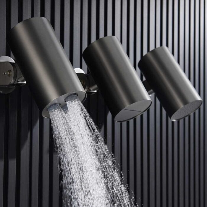 Gun Gary Stainless Steel Spotlight Style Shower Head - Image 3