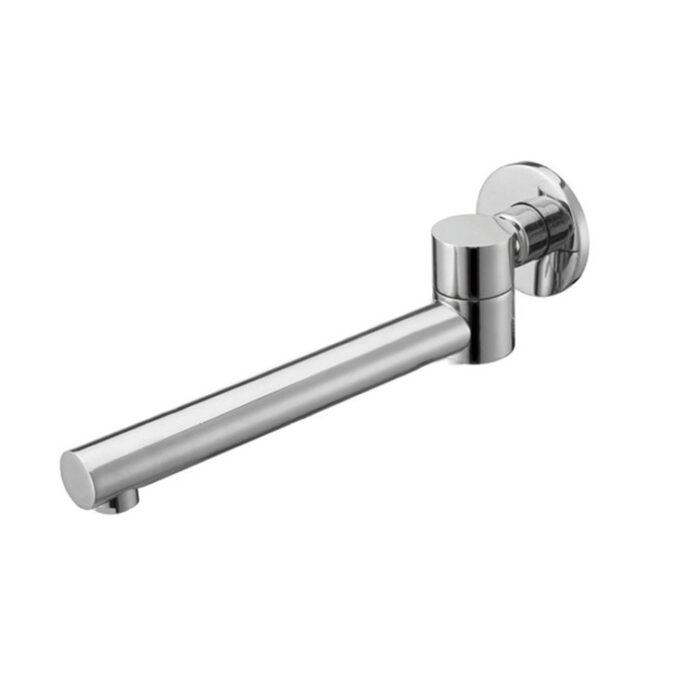 Chrome Metal Shower Tub Spout