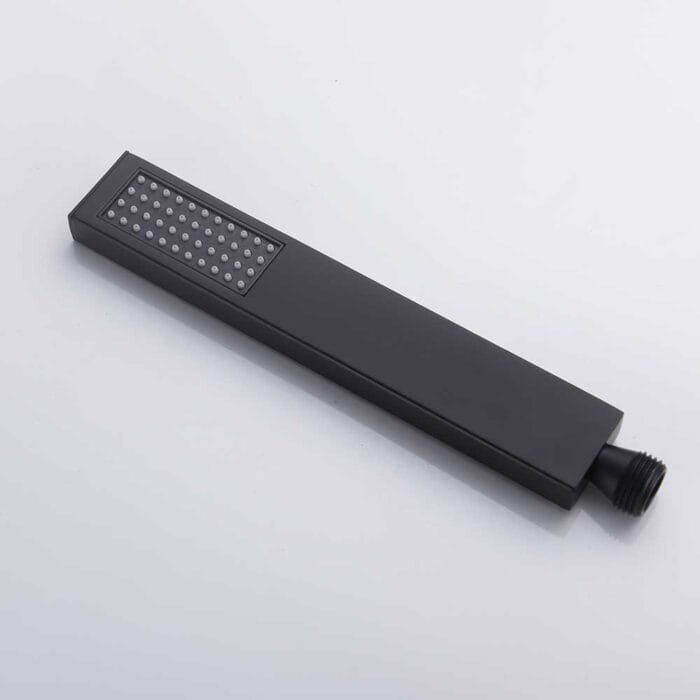 Black Brass Concealed  Shower Set - Image 9