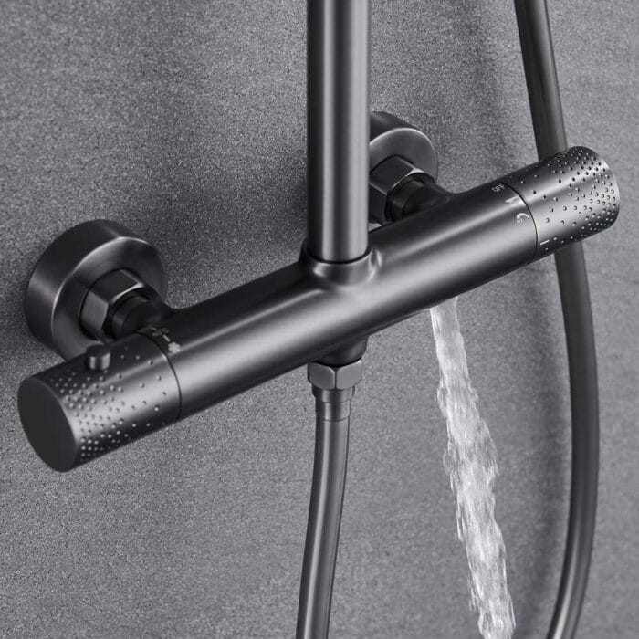 Gun Gary 3 Way Thermostati Exposed Shower Set - Image 4