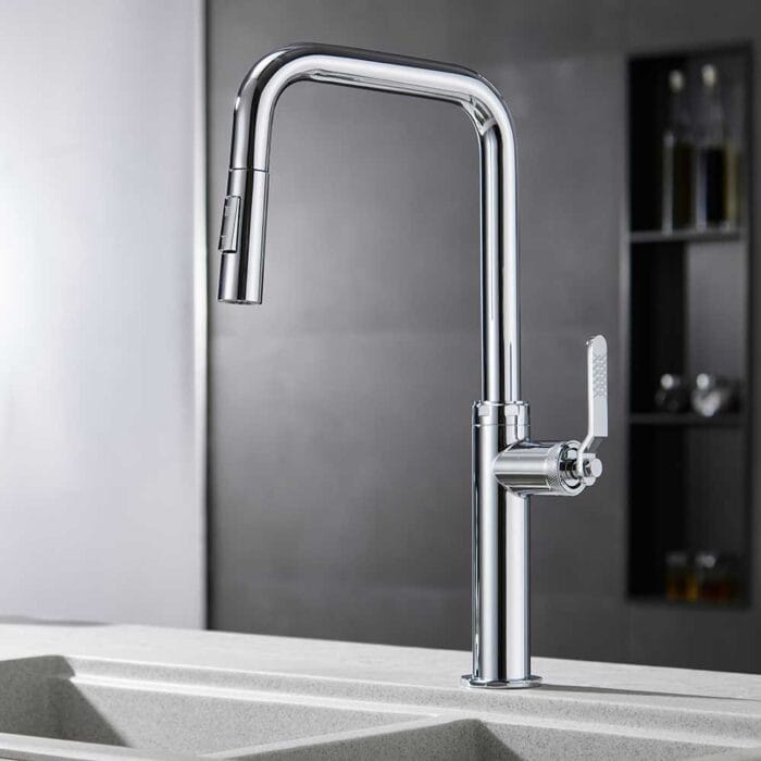 Chorm Industrial Style Pull Down Kitchen Faucet - Image 5
