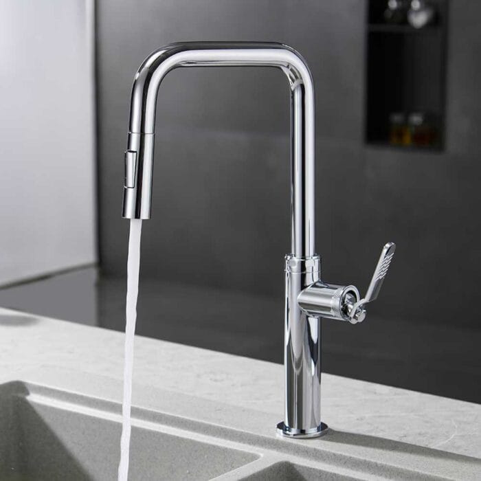 Chorm Industrial Style Pull Down Kitchen Faucet - Image 2
