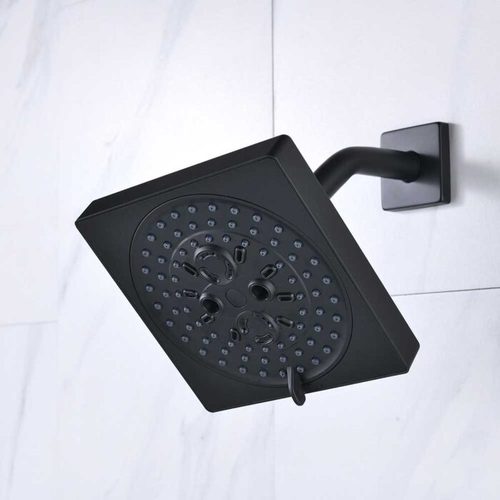 Black ABS Plastic Shower Head