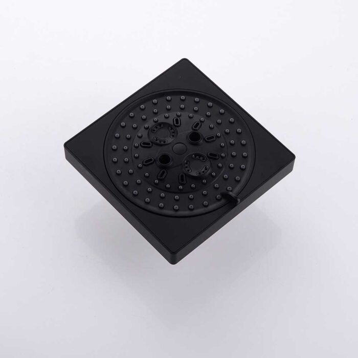 Black ABS Plastic Shower Head - Image 7