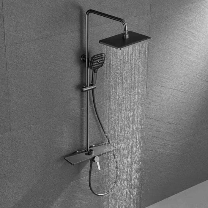Gun Gary Brass 3 Way Exposed Shower Set - Image 3